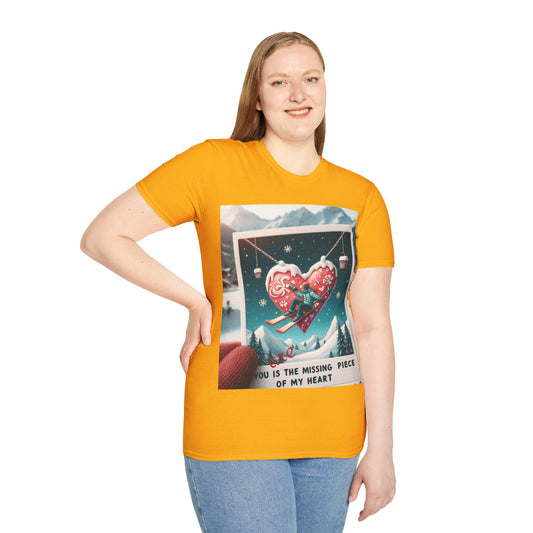 Buy the Best Missing Piece of My Heart T-Shirt | for Men and Women | Shop Now | Anniversary and Valentine Special | Friendship Celebration