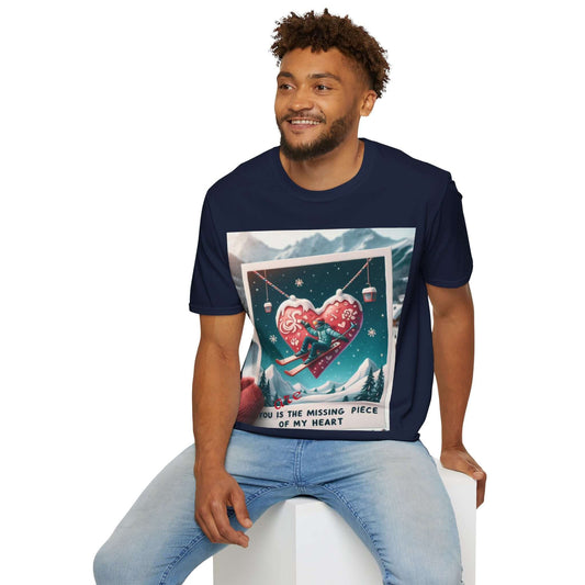 Buy the Best Missing Piece of My Heart T-Shirt | for Men and Women | Shop Now | Anniversary and Valentine Special | Friendship Celebration