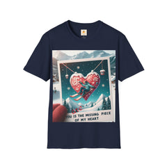 Buy the Best Missing Piece of My Heart T-Shirt | for Men and Women | Shop Now | Anniversary and Valentine Special | Friendship Celebration - Best Gifter Ever: Unwrap Your Passion: Ski. Snowboard. Travel. Love. Play. Shop.