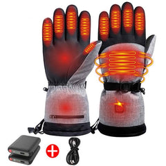 Intelligent Heated Ski & Snowboard Gloves - Touchscreen, Waterproof, 3-Speed Heating, Long-Lasting Battery. Stay Warm on the Slopes!