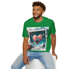 Buy the Best Missing Piece of My Heart T-Shirt | for Men and Women | Shop Now | Anniversary and Valentine Special | Friendship Celebration - Best Gifter Ever: Unwrap Your Passion: Ski. Snowboard. Travel. Love. Play. Shop.