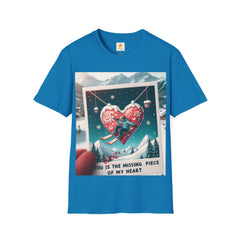 Buy the Best Missing Piece of My Heart T-Shirt | for Men and Women | Shop Now | Anniversary and Valentine Special | Friendship Celebration - Best Gifter Ever: Unwrap Your Passion: Ski. Snowboard. Travel. Love. Play. Shop.