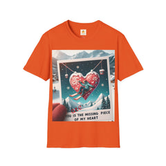 Buy the Best Missing Piece of My Heart T-Shirt | for Men and Women | Shop Now | Anniversary and Valentine Special | Friendship Celebration - Best Gifter Ever: Unwrap Your Passion: Ski. Snowboard. Travel. Love. Play. Shop.