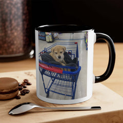 Puppy face coffee cup - dog lover’s tea mug. Christmas gifts for friends.