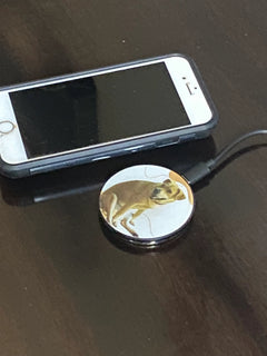 Adorable Sitting Puppy Magnetic Phone Charger | Elevate Your Tech Style! - Best Gifter Ever: Unwrap Your Passion: Ski. Snowboard. Travel. Love. Play. Shop.