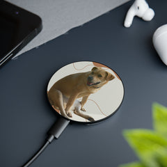 Adorable Sitting Puppy Magnetic Phone Charger | Elevate Your Tech Style! - Best Gifter Ever: Unwrap Your Passion: Ski. Snowboard. Travel. Love. Play. Shop.