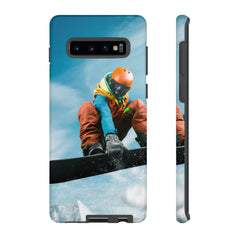 Airborne Snowboarder Phone Case: Premium Protection for Adventure Enthusiasts - Best Gifter Ever: Unwrap Your Passion: Ski. Snowboard. Travel. Love. Play. Shop.