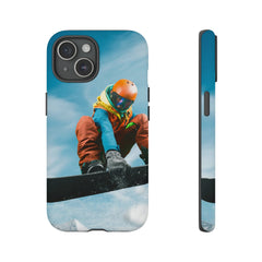 Airborne Snowboarder Phone Case: Premium Protection for Adventure Enthusiasts - Best Gifter Ever: Unwrap Your Passion: Ski. Snowboard. Travel. Love. Play. Shop.