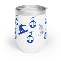 Alpine Adventure Insulated Wine Tumbler - Skier & Snowboarder Edition. Eco - Friendly Insulated Wine Tumbler – Perfect for Any Occasion. - Best Gifter Ever: Unwrap Your Passion: Ski. Snowboard. Travel. Love. Play. Shop.