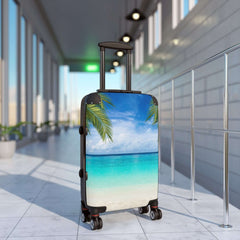 Beach Imprint Suitcase, Stylish Luggage, Travel in Style, Vacation Essential, Trendy Travel Bag, Beach Vacation Accessories, Best Carry - ons - Best Gifter Ever: Unwrap Your Passion: Ski. Snowboard. Travel. Love. Play. Shop.