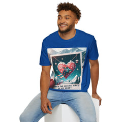 Buy the Best Missing Piece of My Heart T-Shirt | for Men and Women | Shop Now | Anniversary and Valentine Special | Friendship Celebration - Best Gifter Ever: Unwrap Your Passion: Ski. Snowboard. Travel. Love. Play. Shop.