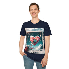 Buy the Best Missing Piece of My Heart T-Shirt | for Men and Women | Shop Now | Anniversary and Valentine Special | Friendship Celebration - Best Gifter Ever: Unwrap Your Passion: Ski. Snowboard. Travel. Love. Play. Shop.