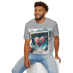 Buy the Best Missing Piece of My Heart T-Shirt | for Men and Women | Shop Now | Anniversary and Valentine Special | Friendship Celebration - Best Gifter Ever: Unwrap Your Passion: Ski. Snowboard. Travel. Love. Play. Shop.