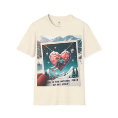 Buy the Best Missing Piece of My Heart T-Shirt | for Men and Women | Shop Now | Anniversary and Valentine Special | Friendship Celebration - Best Gifter Ever: Unwrap Your Passion: Ski. Snowboard. Travel. Love. Play. Shop.