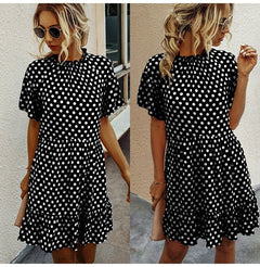 Chic Polka Dot Chiffon Dress for Millennials & Gen Z - Perfect for Spring, Summer, and Fall - Best Gifter Ever: Everyday Items and Unique Gifts for Ski, Snowboard, Travel, and More