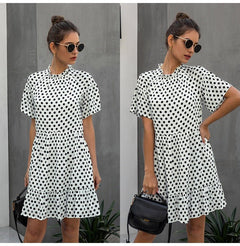 Chic Polka Dot Chiffon Dress for Millennials & Gen Z - Perfect for Spring, Summer, and Fall - Best Gifter Ever: Everyday Items and Unique Gifts for Ski, Snowboard, Travel, and More