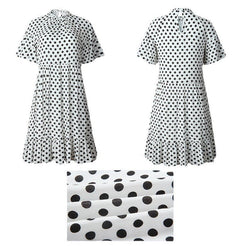 Chic Polka Dot Chiffon Dress for Millennials & Gen Z - Perfect for Spring, Summer, and Fall - Best Gifter Ever: Everyday Items and Unique Gifts for Ski, Snowboard, Travel, and More