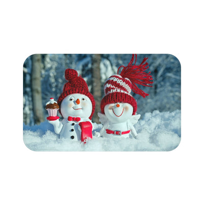 Cozy Snowmen Bath Mats - Anti - Slip Winter Decor for Kids Bathroom - Best Gifter Ever: Unwrap Your Passion: Ski. Snowboard. Travel. Love. Play. Shop.