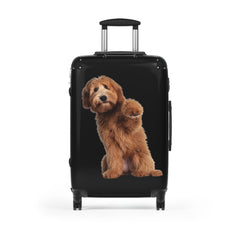 Cute Furry Puppy Adventure Suitcase Set (3 Sizes). Modern Features. Built In TSA Approved Lock. - Best Gifter Ever: Unwrap Your Passion: Ski. Snowboard. Travel. Love. Play. Shop.