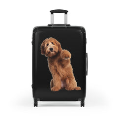 Cute Furry Puppy Adventure Suitcase Set (3 Sizes). Modern Features. Built In TSA Approved Lock. - Best Gifter Ever: Unwrap Your Passion: Ski. Snowboard. Travel. Love. Play. Shop.