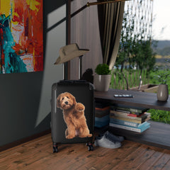 Cute Furry Puppy Adventure Suitcase Set (3 Sizes). Modern Features. Built In TSA Approved Lock. - Best Gifter Ever: Unwrap Your Passion: Ski. Snowboard. Travel. Love. Play. Shop.