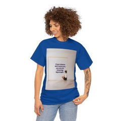 "DREAM BIG" Inspirational Unisex Heavy Cotton Graphic Tee. Best Graphic Motivational T-Shirt. - Best Gifter Ever: Unwrap Your Passion: Ski. Snowboard. Travel. Love. Play. Shop.