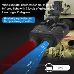 Night Vision Goggles with 7x Magnification. Night Vision Goggles with Color and Black-and-White Effects. Night Vision Goggles with Intelligent Adjustment. VIP gift for special occasion.