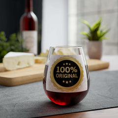 Embrace Originality: 100% Original Stemless Wine Glasses (11.75oz) - Best Gifter Ever: Unwrap Your Passion: Ski. Snowboard. Travel. Love. Play. Shop.