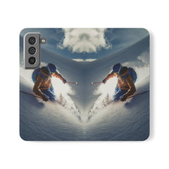 Foldable Phone Cover for Winter Enthusiasts | Secure Card & Cash Slots | Compatible with iPhone 11 PRO, iPhone 12, iPhone 13, Samsung Galaxy S22 - Best Gifter Ever: Everyday Items and Unique Gifts for Ski, Snowboard, Travel, and More