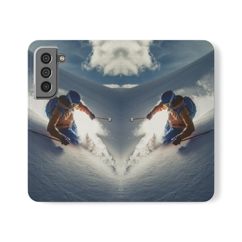 Foldable Phone Cover for Winter Enthusiasts | Secure Card & Cash Slots | Compatible with iPhone 11 PRO, iPhone 12, iPhone 13, Samsung Galaxy S22 - Best Gifter Ever: Everyday Items and Unique Gifts for Ski, Snowboard, Travel, and More