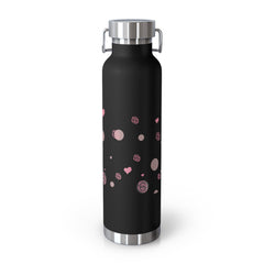 Friendship Hot and Cold Copper Water Bottle with Romantic Ski Design. 22oz - Best Gifter Ever: Unwrap Your Passion: Ski. Snowboard. Travel. Love. Play. Shop.