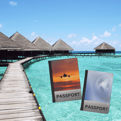 GlobeTrotter Deluxe - RFID Passport Cover & Multi - Currency Wallet | Eco - Friendly Document Protector - Best Gifter Ever: Unwrap Your Passion: Ski. Snowboard. Travel. Love. Play. Shop.