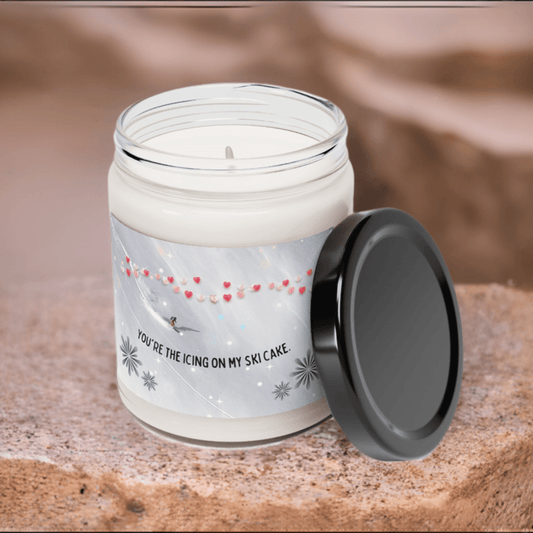 You Are the Icing on My Ski Cake| Hand-Poured Scented Soy Candle | 9oz