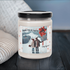 Hit the Slopes of Love with Our ‘Couples that Ski Together, Stay Together’ Soy Candle - Best Gifter Ever: Unwrap Your Passion: Ski. Snowboard. Travel. Love. Play. Shop.