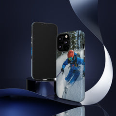 Hit the Slopes with Our Skier - Inspired Phone Case: Glossy or Matte Finish! iPhone, Samsung, Google Cover. - Best Gifter Ever: Unwrap Your Passion: Ski. Snowboard. Travel. Love. Play. Shop.