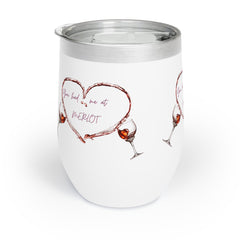 Hot or Cold Stainless Steel Tumbler - YOU HAD ME AT MERLOT. Mix and Match for You Own Unique Set! - Best Gifter Ever: Unwrap Your Passion: Ski. Snowboard. Travel. Love. Play. Shop.