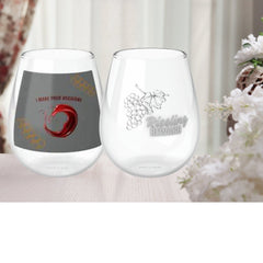 "I Make Pour Decisions” Stemless Wine Glasses: A Toast to Life’s Quirky Moments! 100% Original Stemless Wine Glass (11.75oz) - Best Gifter Ever: Unwrap Your Passion: Ski. Snowboard. Travel. Love. Play. Shop.