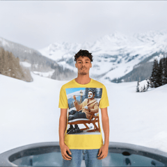 Indecisive Skier: Premium Unisex Graphic Tee for Ski Lovers and Spa Enthusiasts - Best Gifter Ever: Unwrap Your Passion: Ski. Snowboard. Travel. Love. Play. Shop.