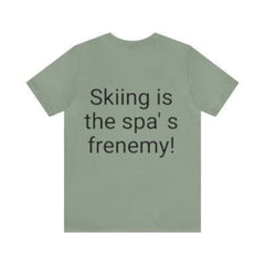 Indecisive Skier: Premium Unisex Graphic Tee for Ski Lovers and Spa Enthusiasts - Best Gifter Ever: Unwrap Your Passion: Ski. Snowboard. Travel. Love. Play. Shop.