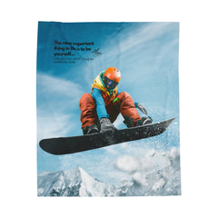 Inspirational Snowboarder Blanket, Warm and Soft, Cozy Winter Gift, Snowboarding Gear, Be Yourself, Snowboarding Inspiration, Great Gift - Best Gifter Ever: Unwrap Your Passion: Ski. Snowboard. Travel. Love. Play. Shop.