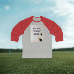 Inspirational Sporty 3/4 Sleeve Baseball Tee: Dream Big and Boost Your Mood! - Best Gifter Ever: Unwrap Your Passion: Ski. Snowboard. Travel. Love. Play. Shop.