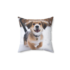 Joyful Puppy Pillow, Cute Decorative Throw Pillow, Dog Inspired Accent Pillow, Dog Lover Gift, Mix and Match Decor, Cozy Home Accent - Best Gifter Ever: Unwrap Your Passion: Ski. Snowboard. Travel. Love. Play. Shop.