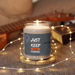 Just keep moving forward Bravery Candle: Uplifting Aromatherapy Soy Candle. Apple Harvest Scented Soy Candle, 9oz - Best Gifter Ever: Unwrap Your Passion: Ski. Snowboard. Travel. Love. Play. Shop.