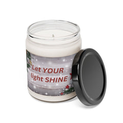 “Let YOUR Light Shine!” Christmas Scented Soy Candle (9oz): Illuminate the Season with Inspiration 🕯️🌟 - Best Gifter Ever: Unwrap Your Passion: Ski. Snowboard. Travel. Love. Play. Shop.