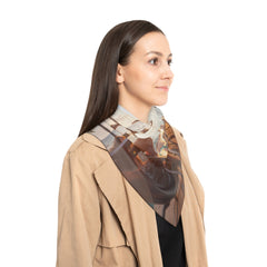 Lightweight Stylish Scarf with Tropical Motif in Earthy Colors. Perfect Beach - Themed Accessory for Every Day - Best Gifter Ever: Unwrap Your Passion: Ski. Snowboard. Travel. Love. Play. Shop.