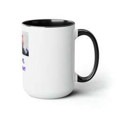 “Live Fast, Ski Faster” Two - Tone Ceramic Mug – 15oz | Year - Round Adventure I Trending Gift for Skiers - Best Gifter Ever: Unwrap Your Passion: Ski. Snowboard. Travel. Love. Play. Shop.