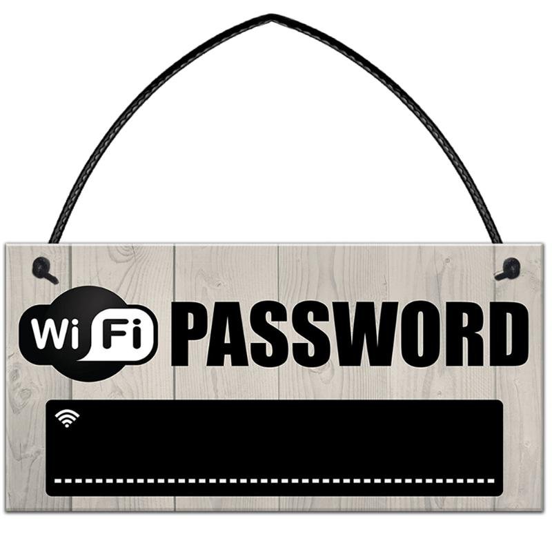 Modern Wooden WiFi Password Sign - Chalkboard Hanging Board for Home, Coffee Bar, Party Decorations - Best Gifter Ever: Everyday Items and Unique Gifts for Ski, Snowboard, Travel, and More