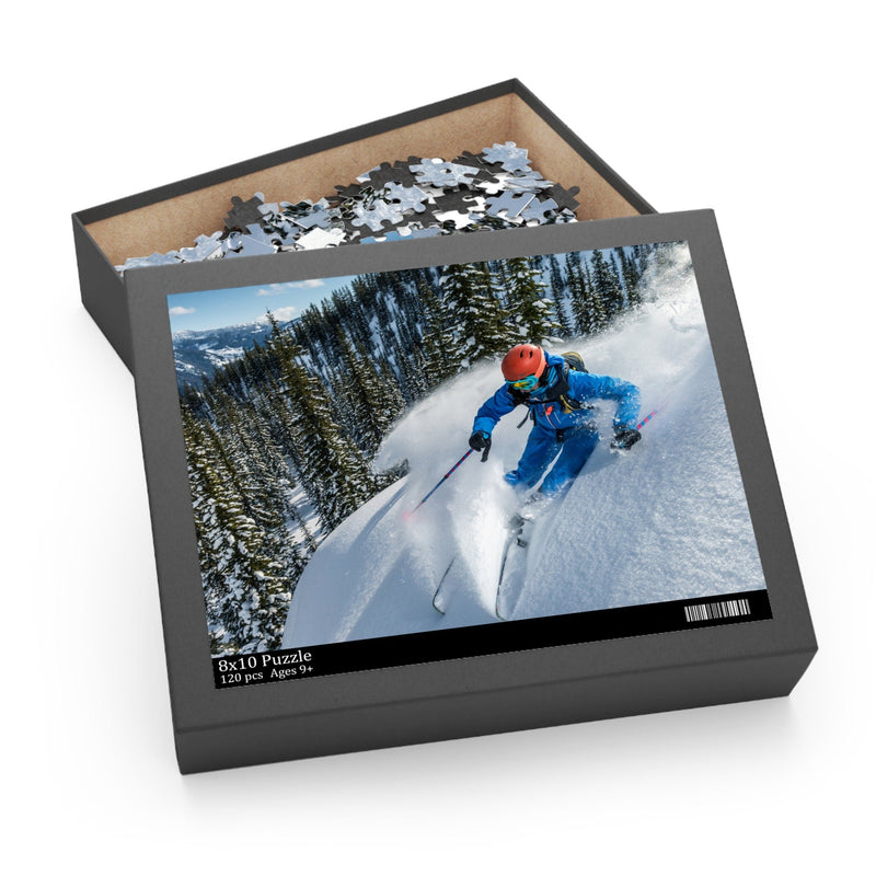 Mountains Puzzle (120 Piece): Ski Lodge Fun for All Ages! Ski Lodge Game, Family Fun, Mind - Building Activity, Home Entertainment, Ski Fun - Best Gifter Ever: Unwrap Your Passion: Ski. Snowboard. Travel. Love. Play. Shop.