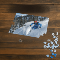 Mountains Puzzle (120 Piece): Ski Lodge Fun for All Ages! Ski Lodge Game, Family Fun, Mind - Building Activity, Home Entertainment, Ski Fun - Best Gifter Ever: Unwrap Your Passion: Ski. Snowboard. Travel. Love. Play. Shop.