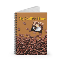 "My Coffee Time" Journal: Sip, Reflect, and Create. Spiral Notebook (118 Ruled Pages). - Best Gifter Ever: Unwrap Your Passion: Ski. Snowboard. Travel. Love. Play. Shop.